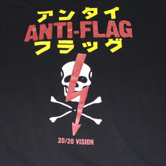 Anti-Flag Punk Band 20/20 Vision Shirt Mens Large - Picture 3 of 6